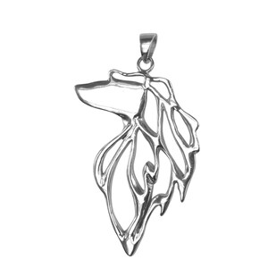 Afghan Hound Silhouette Charm or Pendant – Sterling Silver or 14K Gold Afghan Hound Charm for Necklace or Pendant