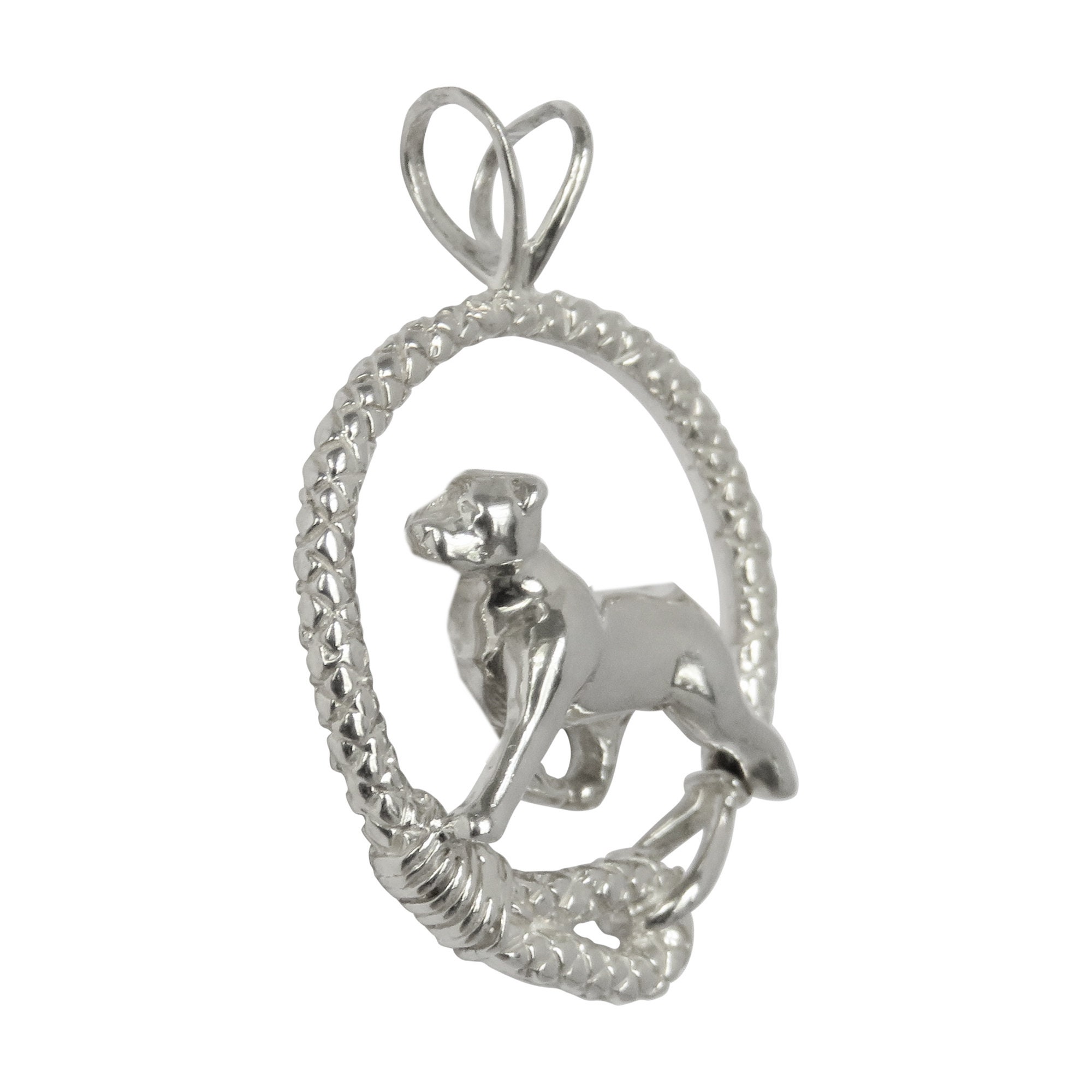 Rottweiler in Solid 14K Gold or Sterling Silver in Our Rottweiler in Solid 14K Gold or Sterling Silver in Our