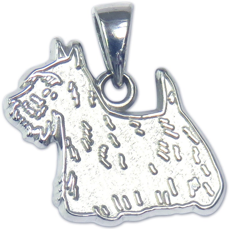 Customizable Bracelet and necklace with a photo of a dog Scottish terrier A set of jewelry in a gift box Handmade