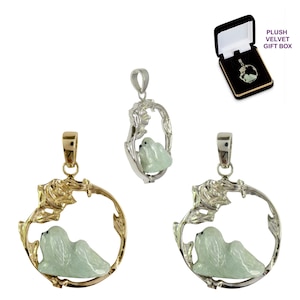 Maltese Custom Enamel Art Trotting in 14K Gold or Sterling Silver Rose Circle Jewelry, Charm, Pendant, Necklace, Memorial