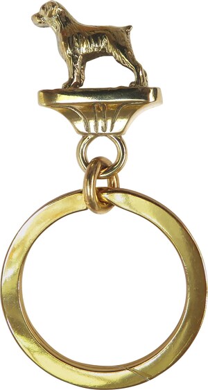 Porte-clés Souvenir Poils Animaux - Empreinte Patte Avec Compartiment Transparent - Pour Chien, Chat - Cadeau Commémoratif