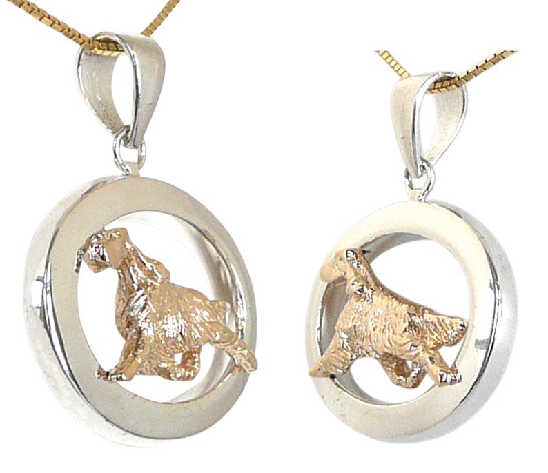 Irish Setter Glossy Oval Jewelry Irish Setter 14K Gold or Etsy