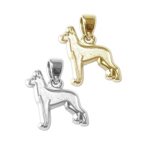 Great Dane Charm or Pendant in 14K Gold or Sterling Silver Jewelry for Necklace, Bangle, Bracelet, Memorial Gift