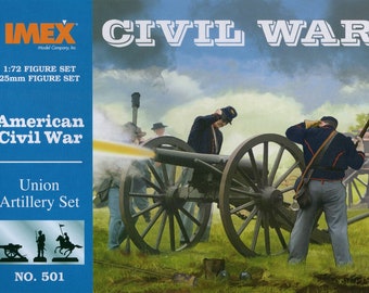IMEX 1:72/25mm Figure Set - Civil War - Union Artillery