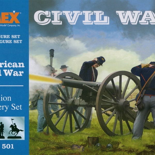IMEX 1:72/25mm Figure Set - Civil War - Union Artillery