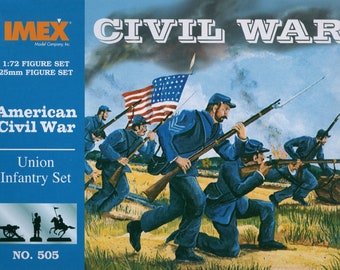 IMEX 1:72/25mm Figure Set - Civil War - Union Infantry Set