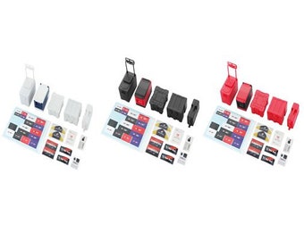 1/10th scale Cooler Set Different Color Variations