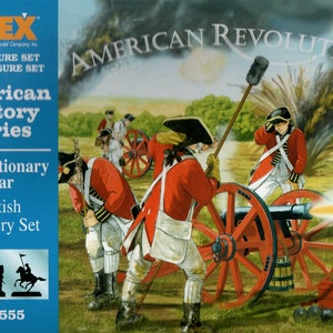 IMEX 1:72/25mm Figure Set - American History - Revolutionary War Artillery Set
