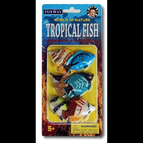 6 Piece Mini tropical fish set