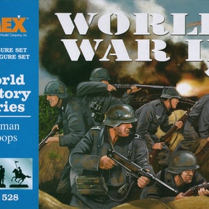 IMEX 1:72/25mm Figure Set - World History - WW II German Troops