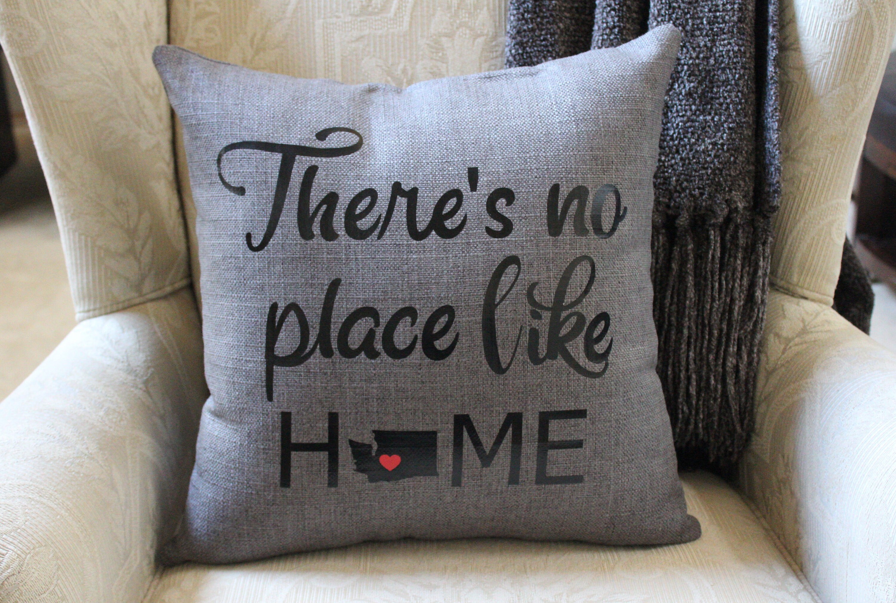 There's no place top like home pillow