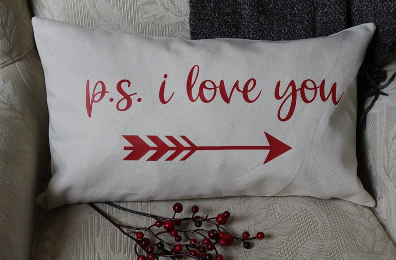 P.s. I Love You Pillow Cover Etsy