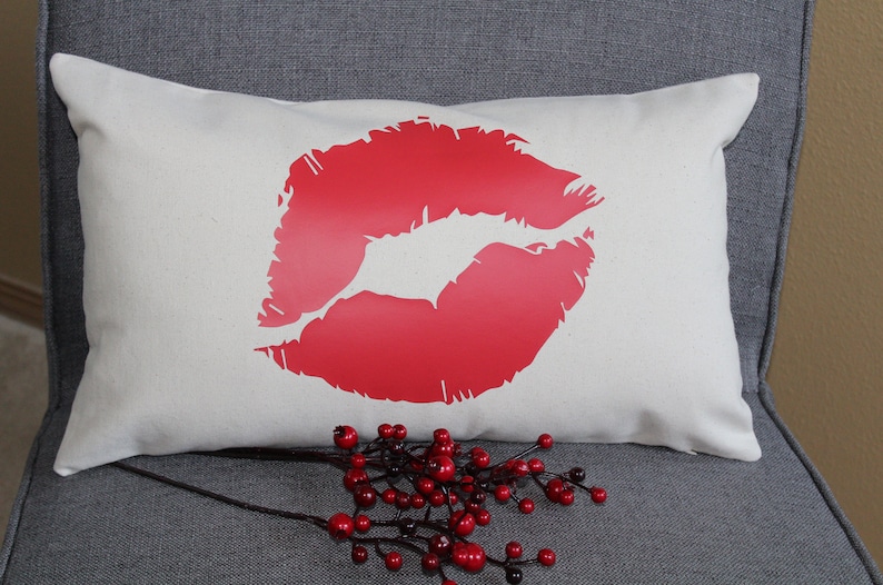 12x 20 Kiss Pillow Cover Etsy