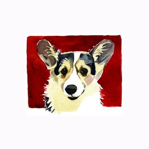 Cardigan Welsh Corgi Note/ Greeting Card