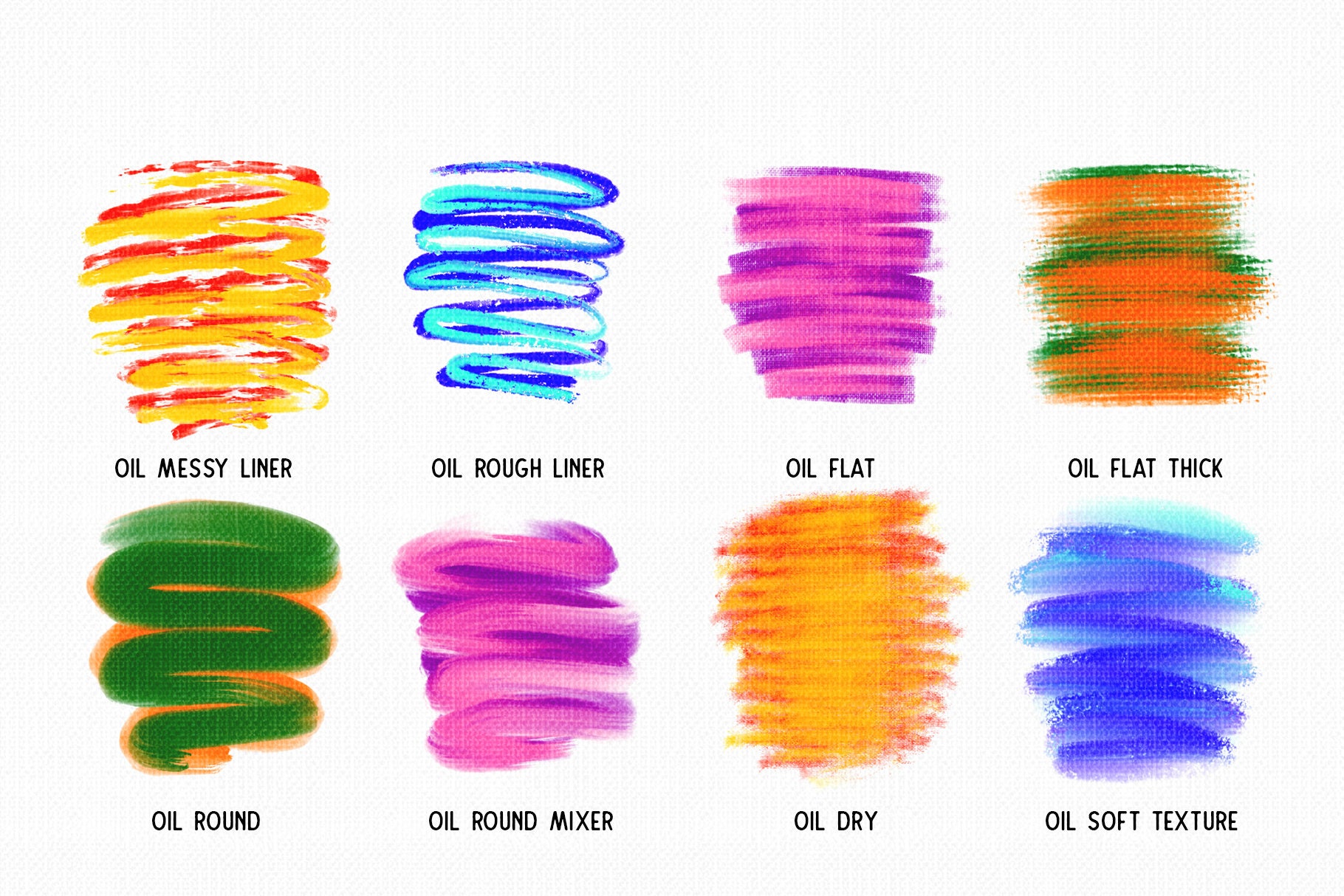Oil Paint Brushes for Procreate / Set of 14 Brushes / Painter | Etsy