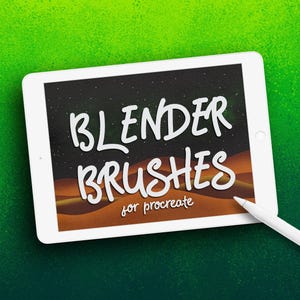 Pinceaux estompeurs pour procréer / estomper et estomper / Lot de 30 pinceaux / iPad + crayon pomme