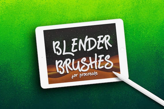 Blending brushes for Procreate, blend and smudge, Set of 30 brushes