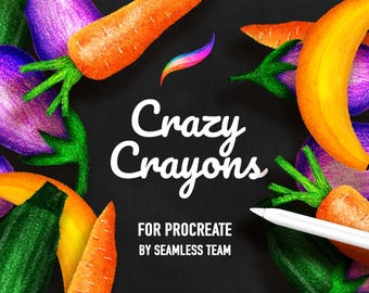 Crayon Brushes for Procreate