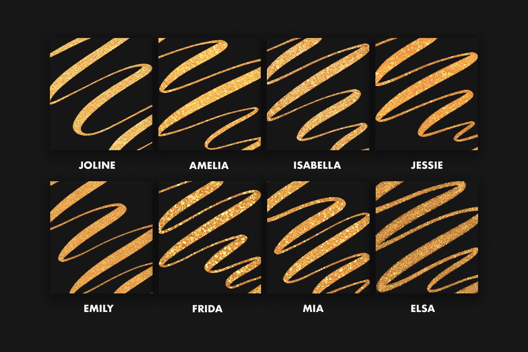 Gold and Glitter brushes for Procreate / Gold & Metallic Etsy