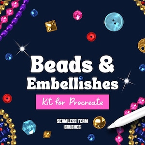 Beads and Gemstones Brush Kit for Procreate