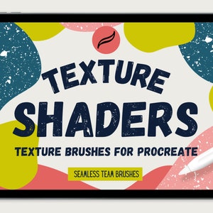 Texture shader brushes for Procreate / Procreate texture brushes
