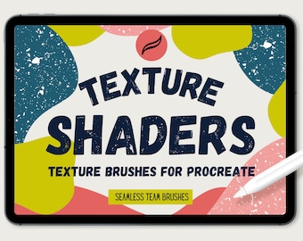 Texture shader brushes for Procreate / Procreate texture brushes