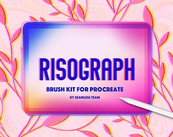 Risograph Brush Set for Procreate