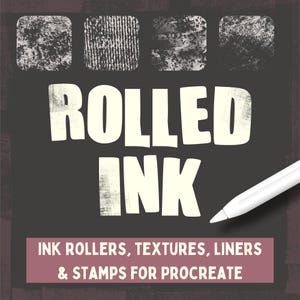 Rolled Ink Brushes For Procreate