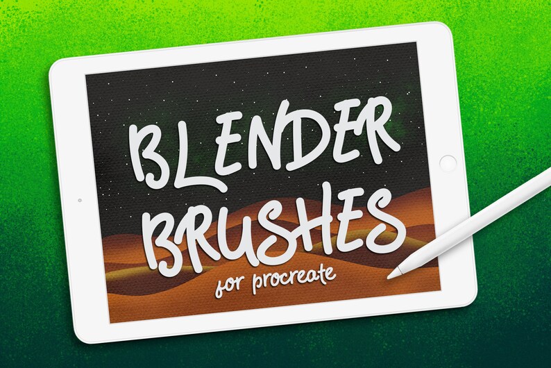 Blender Brushes for Procreate / Blend and Smudge / Set of 30 Etsy