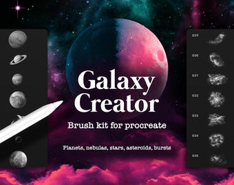 Galaxy Creator brushes for Procreate