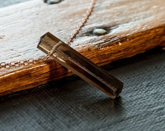 Smoky Quartz Pendant Necklace