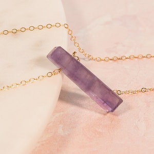 Amethyst Pendant Necklace