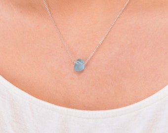 Natural Blue Topaz Pearl 14k Yellow Gold Choker Necklace Dainty Tiny Beaded Blue Summer Choker Jewelry 4th Anniversary Blue Topaz Necklace
