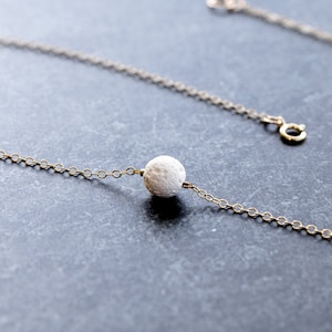 Essential Oil Necklace For Women, White Lava Stones Necklace, Essential Oil Christmas Gift Ideas, Young Living Accessories, Doterra Jewelry
