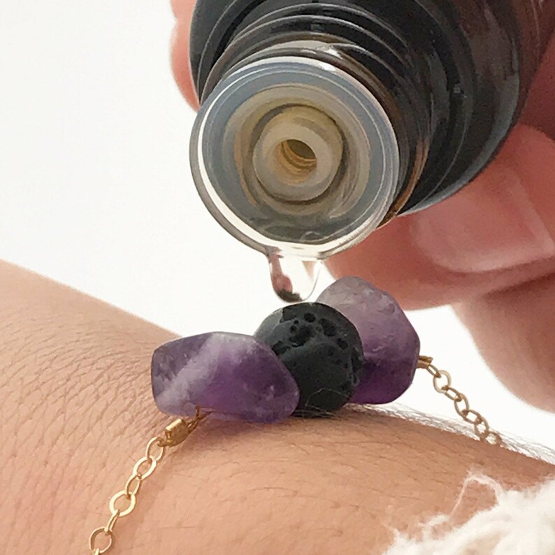 Lava rock bracelet essential oils Clearance
