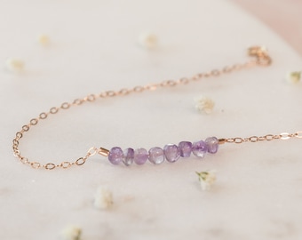 Amethyst Bracelet, Amethyst Jewelry, February Birthstone Jewelry, February Birthday Gift for Her, Amethyst Crystal Jewelry Cluster,Bracelet