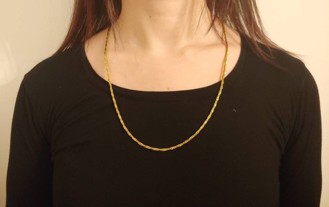 Hand Made Solid Brass Rectangular-shape Chain 12959