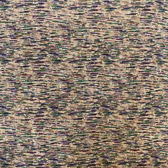 Striped Cork Fabric Etsy