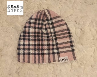 tartan beanie hat