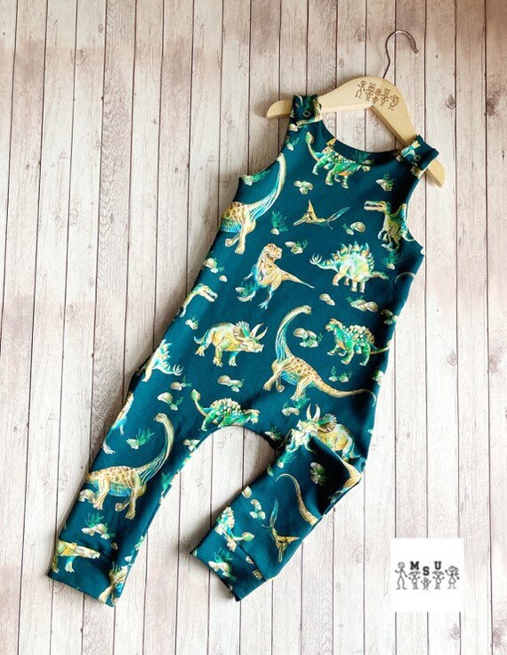 baby boy dinosaur romper