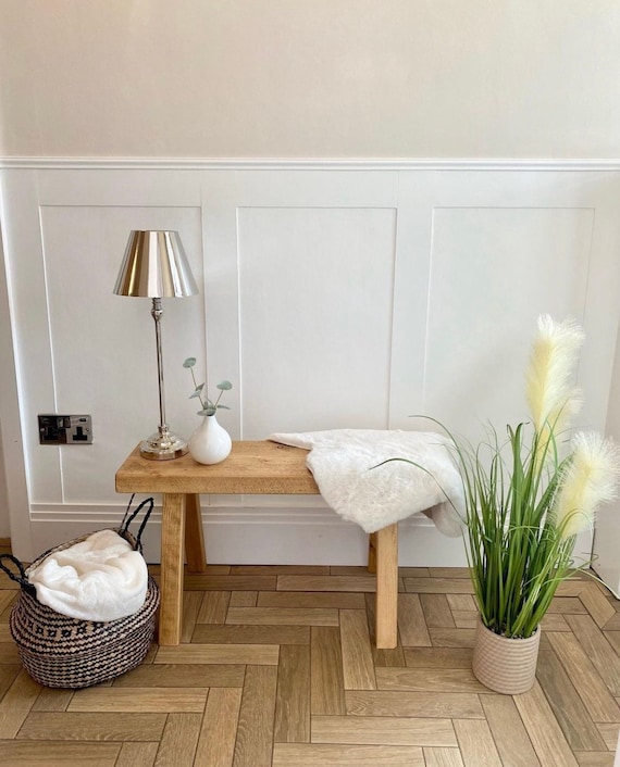 Rustic Wooden Indoor Bench | Hallway Bench | Hallway Decor | Vintage Bench | Handmade Bench