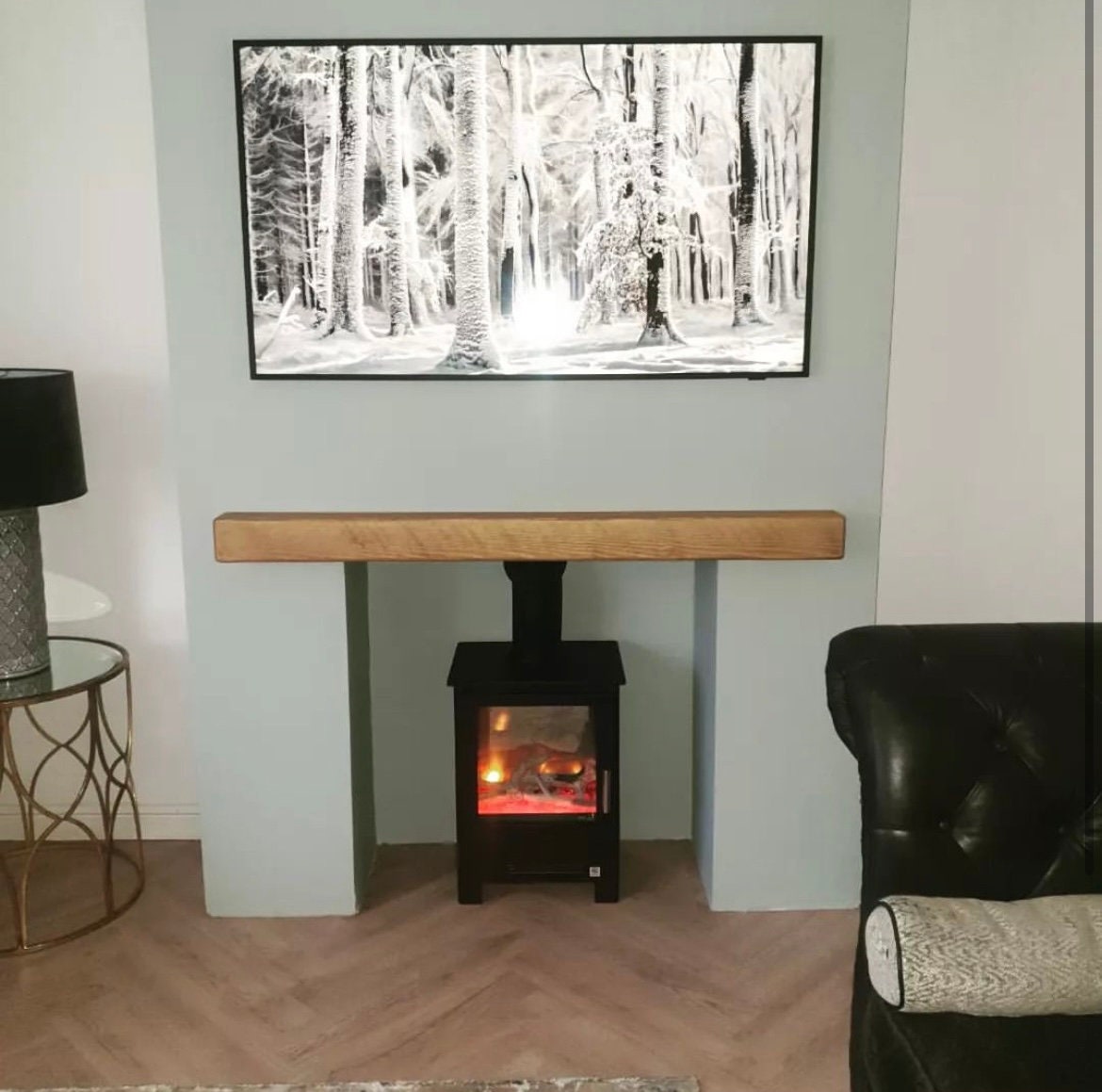 Rustic Floating Mantel Shelf 10cm Deep X 10cm Thick Square - Etsy Canada