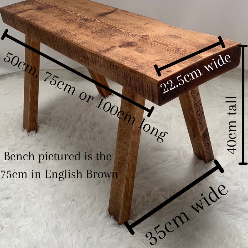 Rustic Wooden Indoor Bench Hallway Bench Hallway Decor Etsy