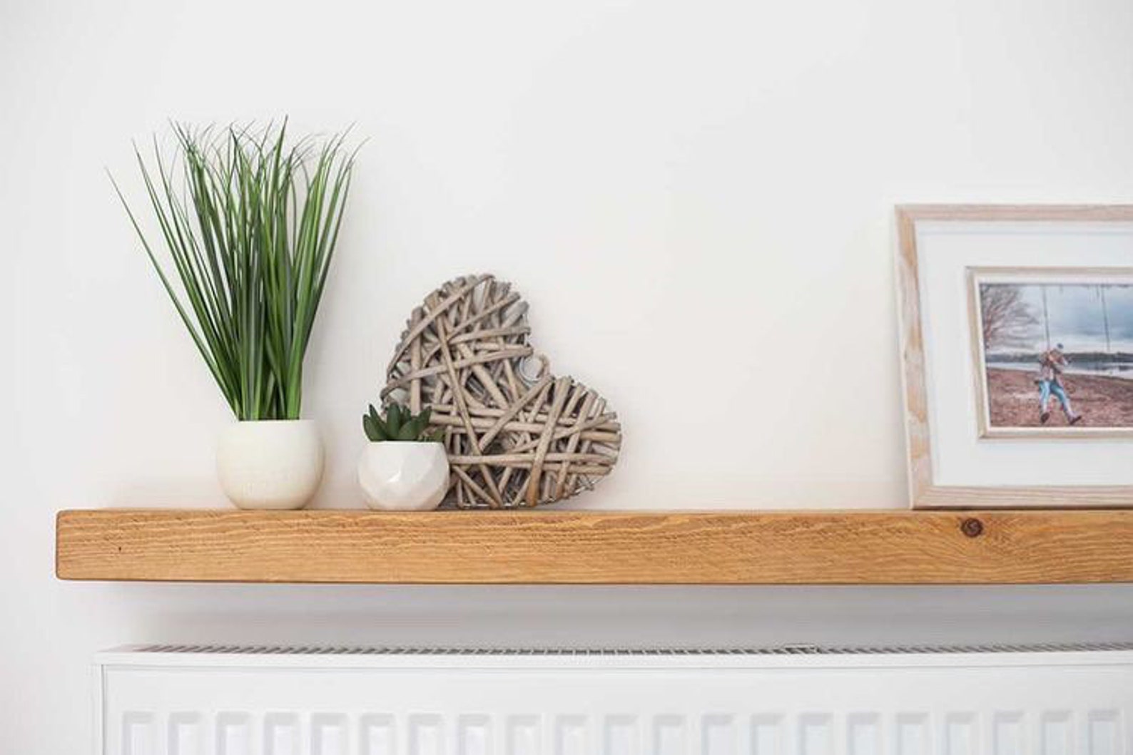 Rustic Chunky Wooden Floating Radiator Shelf 11cm Deep x 5cm Etsy