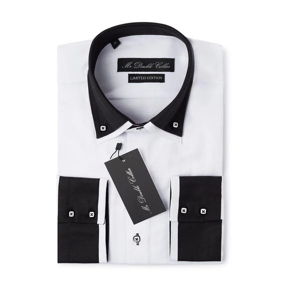Limited Edition Men's Stylish Italian Design White Oxford Shirt