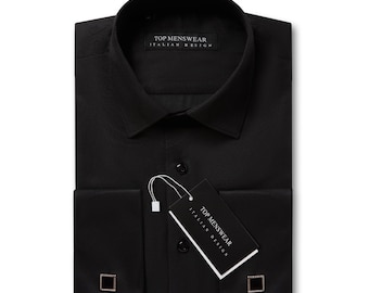 Men’s Shirt Smart Casual Formal Double Cuff Longsleeve - Oxford Edition