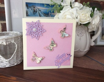 Beautiful Bespoke Handmade Birthday Card