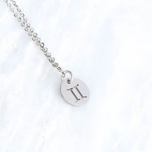 Gemini zodiac, Zodiac necklace, Constellation necklace, Zodiac jewelry, Gemini constellation, Horoscope necklace, Zodiac sign pendant.