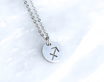 Sagittarius zodiac, Zodiac necklace, Constellation necklace, Zodiac jewelry, Sagittarius constellation, Horoscope necklace, Zodiac pendant.