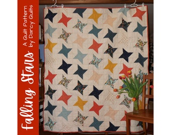 Friendship Stars Quilt Pattern, Quilt Blocks Patterns, Bed Size Quilt Patterns